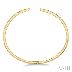ASHI Claw Cuff Diamond Open Bangle 796D3PPFGYG