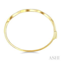 ASHI Swirl Baguette Diamond Fashion Bangle 796E1PPFGYG