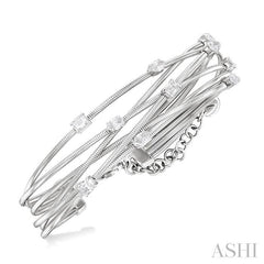 ASHI Mixed Shape Diamond Fashion Bangle 796F0PPFGWG-1.50