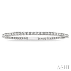 ASHI Stackable Diamond Flex Bangle 797D0PPFGWG-2.00