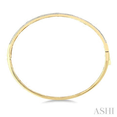 ASHI Mixed Shape Flush Set Diamond Fashion Bangle 797F1PPFGYG