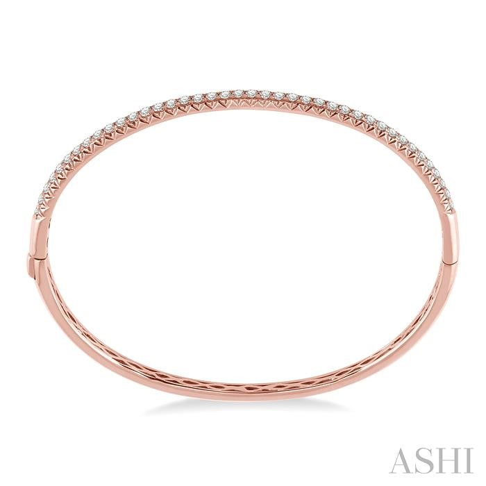 ASHI Stackable Diamond Bangle 79861PPFGPG-M