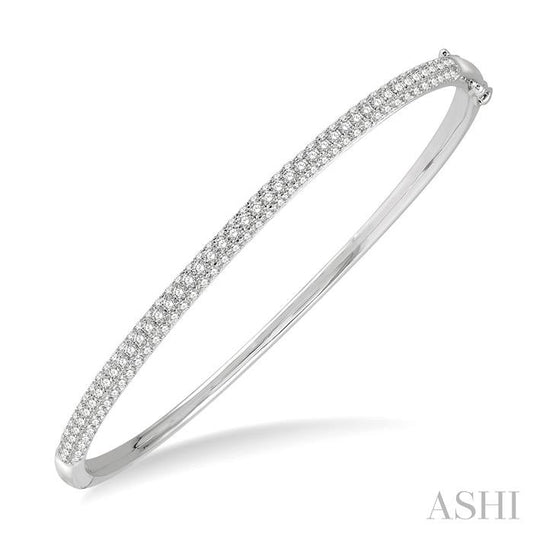 ASHI Stackable Diamond Bangle 798A1PPFGWG