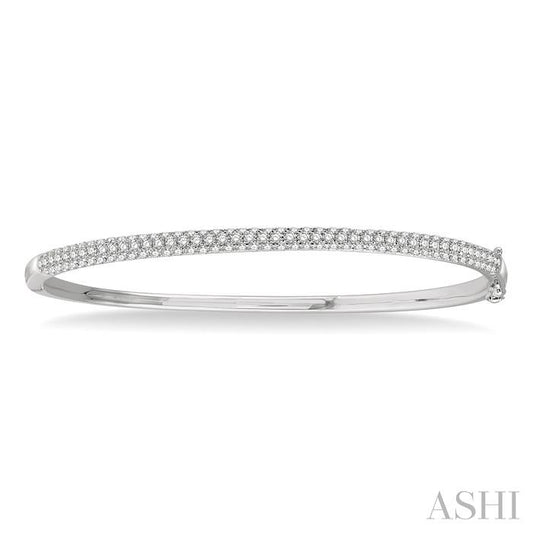 ASHI Stackable Diamond Bangle 798A1PPFGWG