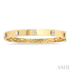 ASHI Stackable Bezel Set Diamond Bangle 798D0PPFGYG-1.50