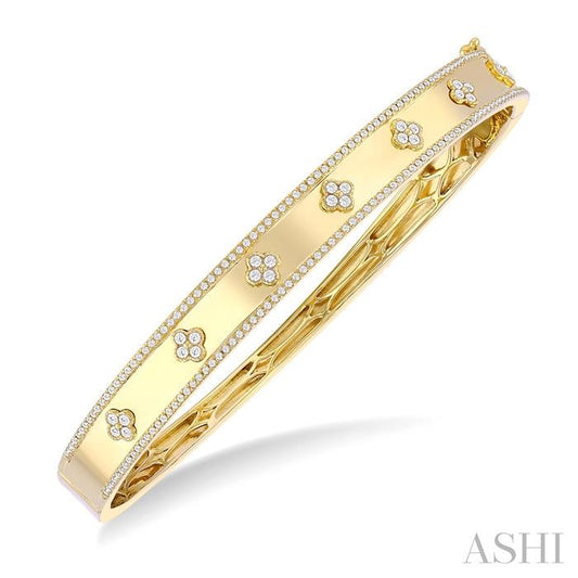 ASHI Clover Diamond Fashion Bangle 799FVPPFGYG
