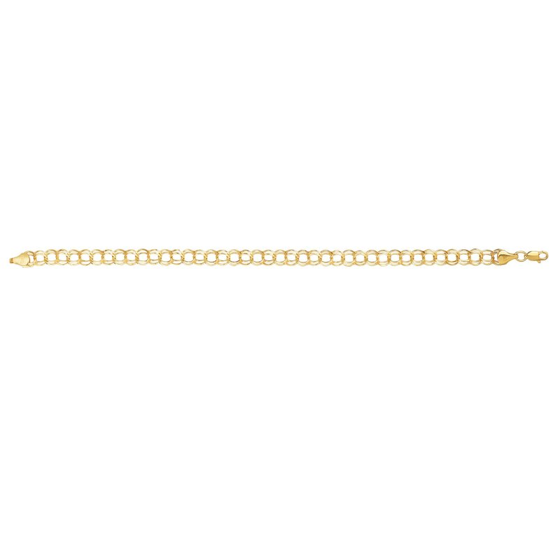 Royal Chain 10K 7.25in Yellow Gold Polished Bracelet with Lobster Clasp ZCB501