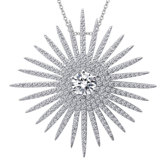 LAFONN Sunburst Pendant Necklace 7P003CLP18