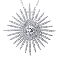 LAFONN Sunburst Pendant Necklace 7P003CLP18