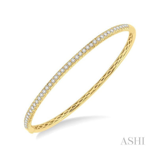 ASHI Stackable Diamond Bangle 79861PPFGYG-M