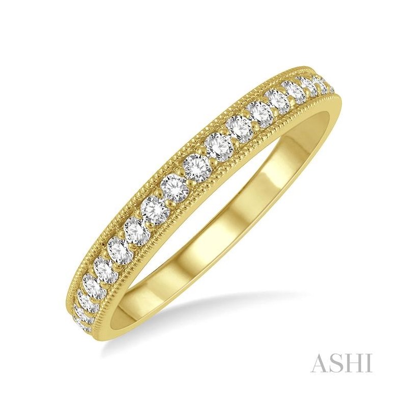 ASHI Diamond Wedding Band 33335PPFGYG