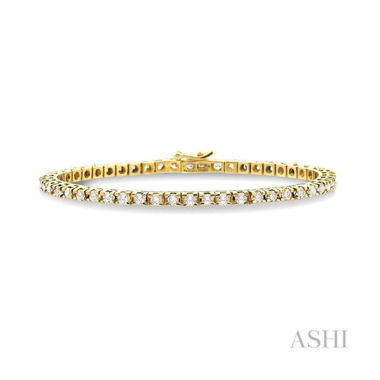 ASHI Diamond Tennis Bracelet 70164PPFGYG