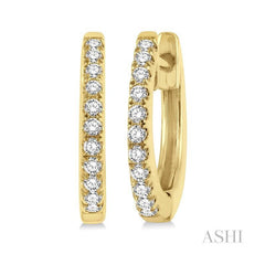 ASHI Petite Diamond Huggie Fashion Earrings 622C8PPFGERYG