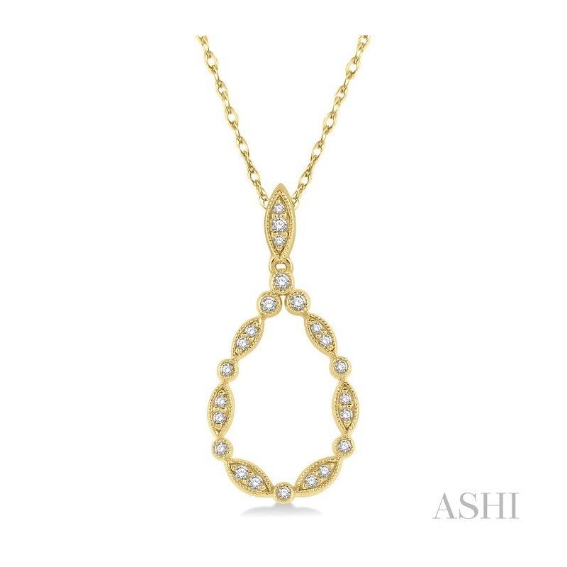 ASHI Drop Diamond Fashion Pendant 90258PPTSPDYG
