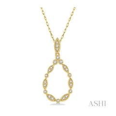 ASHI Drop Diamond Fashion Pendant 90258PPTSPDYG