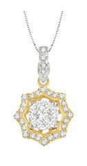 Parkplace Jewelers Round Shape Halo Lovebright Diamond Fashion Pendant 926A6PPFHPDWY