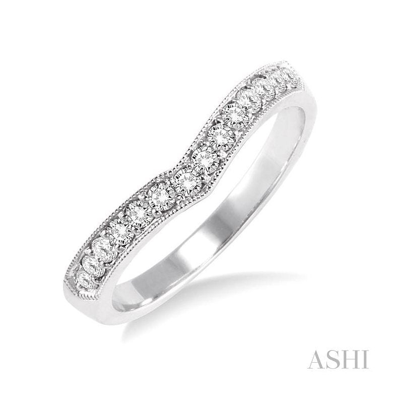 ASHI Diamond Wedding Band 25895PPFRW-WB