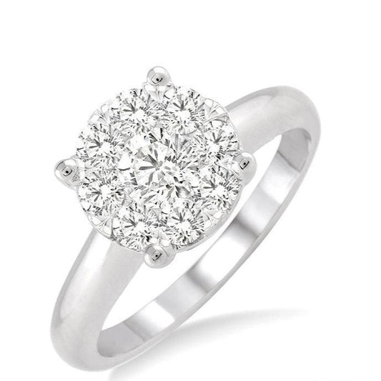 Parkplace Jewelers Round Shape Lovebright Essential Diamond Ring 36901PPFVWG