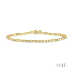 ASHI Tulip Diamond Tennis Bracelet 70241PPFGYG