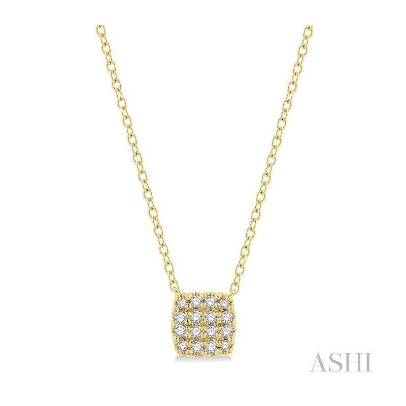 ASHI Petite Diamond Fashion Pendant 647A8PPFSPDYG