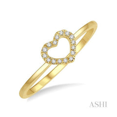ASHI Heart Shape Diamond Fashion Ring 327A9PPTSYG