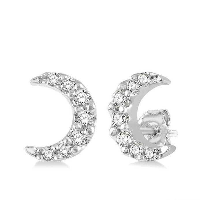 Parkplace Jewelers Crescent Petite Diamond Fashion Earrings 642A9PPFSERWG