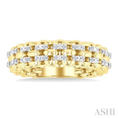 ASHI Gold Vermeil Bold Diamond Fashion Ring 85338PPSSSLRG-GV