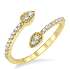 Parkplace Jewelers Pear Shape Diamond Fashion Open Ring 360C7PPTGYG