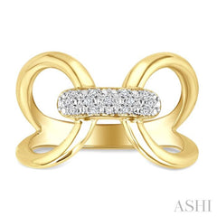 ASHI Gold Vermeil Bold Diamond Fashion Ring 85479PPSSSLRG-GV