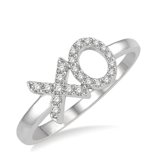 Parkplace Jewelers Stackable X & O Petite Diamond Fashion Ring 387E8PPTSWG