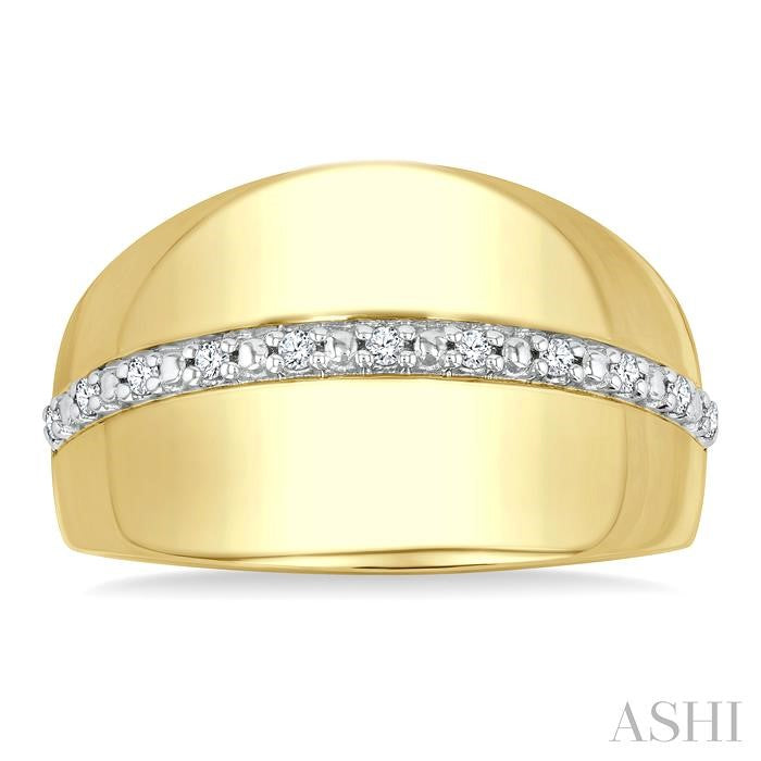 ASHI Gold Vermeil Bold Diamond Fashion Ring 85928PPSSSLRG-GV