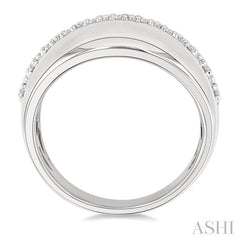 ASHI Silver Bold Diamond Fashion Ring 85928PPSSSLRG
