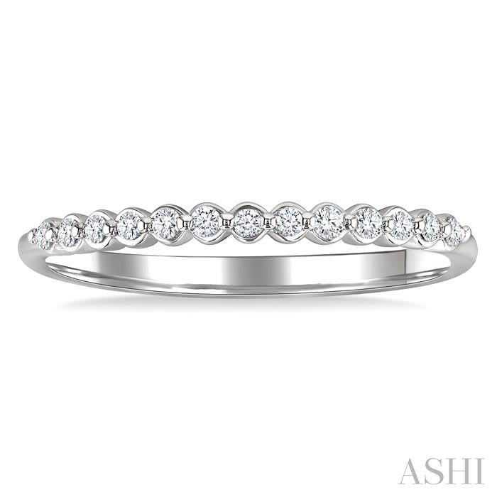 ASHI Silver Diamond Fashion Band 85938PPSSSLRG