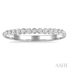 ASHI Silver Diamond Fashion Band 85938PPSSSLRG