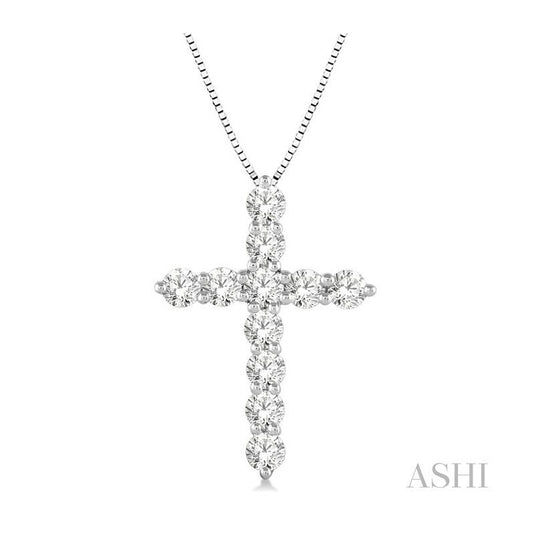ASHI Cross Diamond Pendant 96451PPFHPDWG
