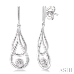 ASHI Silver Diamond Fashion Earrings 86069PPSSSLER