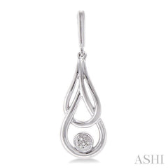 ASHI Silver Diamond Fashion Earrings 86069PPSSSLER