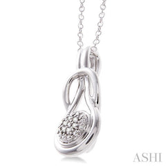 ASHI Silver Diamond Fashion Pendant 86139PPSSSLPD