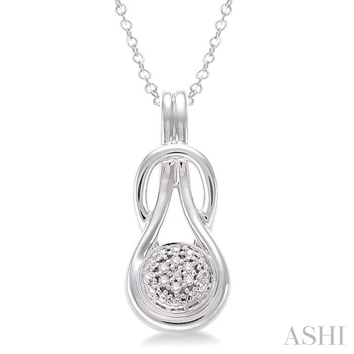 ASHI Silver Diamond Fashion Pendant 86139PPSSSLPD
