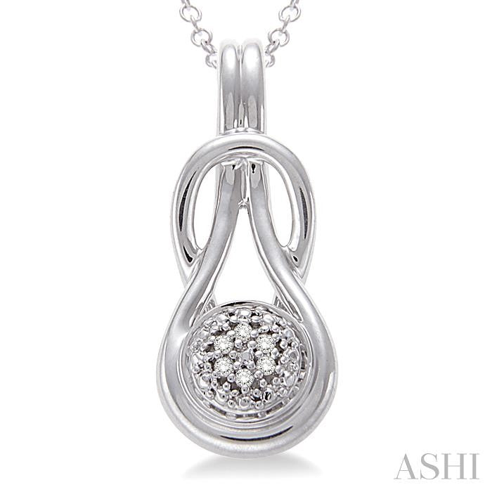 ASHI Silver Diamond Fashion Pendant 86139PPSSSLPD