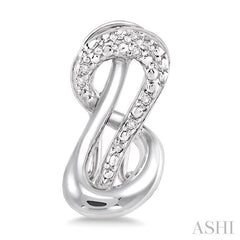 ASHI Silver Diamond Fashion Earrings 86739PPSSSLER