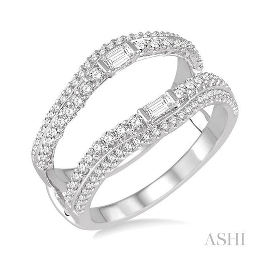ASHI Baguette Diamond Insert Ring 29482PPFVWG