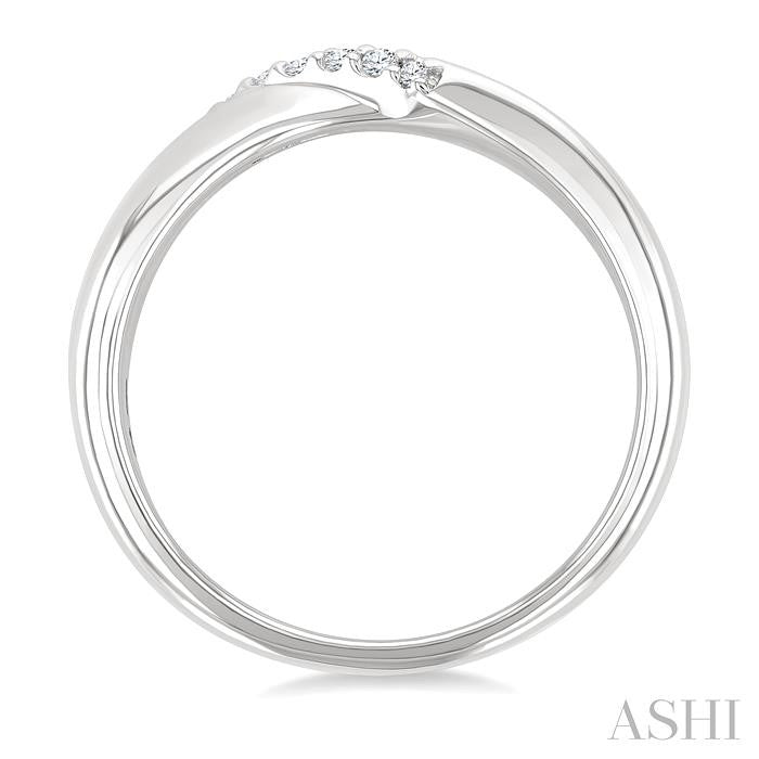ASHI Silver Diamond Ring 888A9PPSSSLRG