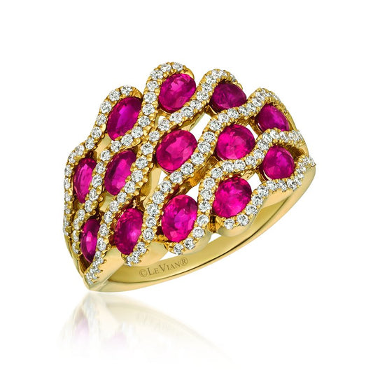 Le Vian 14K Honey Gold™ Passion Ruby™ 2 1/2 cts. Ring TRJX 41