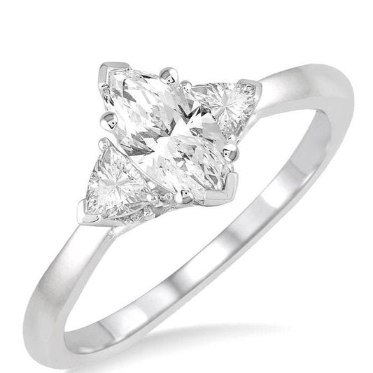 Parkplace Jewelers Marquise Shape Diamond Engagement Ring 252L2PPFHWG-LE-MQ
