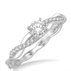 Parkplace Jewelers Round Shape Diamond Engagement Ring 263J5PPFHWG-LE