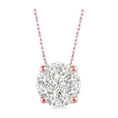 Parkplace Jewelers Round Shape Lovebright Essential Diamond Solitaire Pendant 91758PPFHPDPG