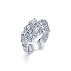 LAFONN Stunning Baguette Engagement Ring 8R023CLP05