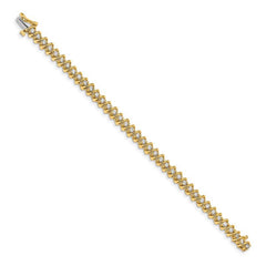 Quality Gold 14k AAA Diamond Tennis Bracelet X2003AAA