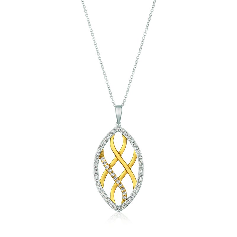 Le Vian 14K Two Tone Gold Pendant WJBO 42WG